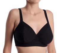 Playtex Sujetador sin aros Feel Good Support de microfibra para mujer x1, Negro, 95C
