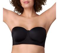 PLAYTEX Sujetadores sin Tirantes para Mujer, Talla Grande, Tirantes Convertibles, absorben la Humedad, 4801, Vestido de Color Negro, 85D