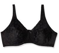 Playtex Women's Secrets Signature Floral Underwire Bra, Black, 38C