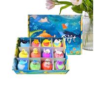 Playtime Bath Bombs - Kids Bath Balls Set, Fizzy Baths Bombs with Surprise Toys, Colorful Bathing Supplies with Skin Safe Ingredient, 12 Piece Baths Set for Boys Girls Birthday