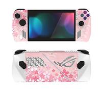 PlayVital 2 Kits de Calcomanía Protectora de Piel para ROG Ally - Accesorios Pegatinas Personalizadas, Adhesivo de Vinilo, Skin Decal para Consola de Juego Portátil (Pétalos de Flores de Cerezo)