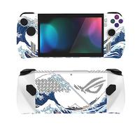 PlayVital 2 Kits de Calcomanía Protectora de Piel para ROG Ally - Accesorios Pegatinas Personalizadas, Adhesivo de Vinilo, Skin Decal para Consola de Juego Portátil (La Gran Ola de Kanagawa)