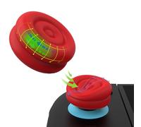 PlayVital 2 Pares de Tapas de Joystick para Nintendo Switch 2 (2025), Agarres para el Pulgar para Joycon, Protectores para Botones, Cubierta de Agarre, Accesorios para Switch 2 (Rojo Pasión)