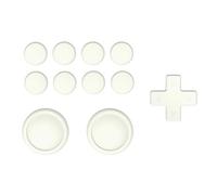 PlayVital Agarres para el Pulgar para Nintendo Switch/Lite/OLED, Tapas de Silicona para Botones ABXY y D-Pad, Silicona Caps de Joystick para Switch Lite, Tapones para Thumbstick (Amarillo Antiguo)