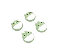PlayVital Agarres para el Pulgar para ps5 Thumbstick Grip Caps para ps4 Mando Tapas de Agarre para Xbox Series X/S Tapas de Joystick para Switch Pro Control(Conejo & Ardilla-Matcha Verde)