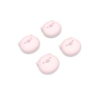 PlayVital Agarres para el Pulgar para ps5 Thumbstick Grip Caps para ps4 Mando Tapas de Agarre para Xbox Series X/S Tapas de Joystick para Switch Pro Control(Cerdito Gordito-Rosa Milenario)