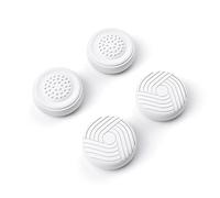 PlayVital Agarres para el Pulgar para Steam Deck LCD Silicona Tapas de Joystick para PS Portal Caps Thumb Grip Cubierta Antideslizante para Thumbsticks para Steam Deck OLED(Samurái&Guardián-Blanco)