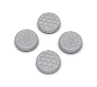 PlayVital Agarres para el Pulgar para Steam Deck LCD Silicona Tapas de Joystick para PS Portal Caps Thumb Grip Cubierta para Joystick Thumbsticks para Steam Deck OLED(Grano de Diamante&Grieta-Gris)