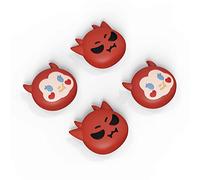 PlayVital Agarres para el Pulgar para Steam Deck LCD Silicona Tapas de Joystick para PS Portal Caps Thumb Grip Cubierta Antideslizante para Joystick Thumbsticks para Steam Deck OLED(Pequeños Diablos)