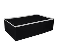 PlayVital Funda Antipolvo Horizontal para ps5 - Cubierta Protectora Resistente al Agua con Forro Suave, Acceso Fácil a Puertos, Accesorio Compatible con ps5 Consola contra el Polvo (Ribete Gris)