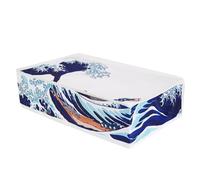 playvital Funda Antipolvo Horizontal para ps5 Slim Disc Consola | Nailon Resistente, Impermeable, Protección contra Polvo, Diseño Horizontal, Fácil de Colocar, Ajuste Preciso, La Gran Ola