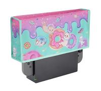 PlayVital Funda Antipolvo para Nintendo Switch y Switch OLED - Guardapolvo Resistente al Agua y Arañazos, Cubierta Protectora con Forro Suave, Compatible con Base de Carga (Donut Odyssey)