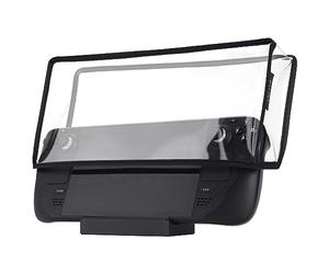 PlayVital Funda Antipolvo para Steam Deck y OLED - Cubierta Protectora con Forro Suave, Resistente a Arañazos y Polvo, Accesorios para Proteger Consola, Protección Completa y Durable (Transparente)