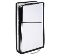 playvital Funda Antipolvo Vertical para ps5 Slim Digital Consola | PVC Resistente, Impermeable, Protección contra Polvo, Antirrayaduras, Cobertura Completa, Transparente