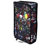 playvital Funda Antipolvo Vertical para ps5 Slim Disc Consola | Impermeable, Resistente al Polvo, Cobertura Completa, Protección contra Arañazos, Fácil de Colocar, Fiesta de Miedo