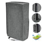 playvital Funda Antipolvo Vertical para ps5 Slim Disc Consola | Impermeable, Resistente al Polvo, Cobertura Completa, Protección contra Arañazos, Fácil de Colocar, Gris