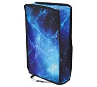 playvital Funda Antipolvo Vertical para ps5 Slim Disc Consola | Impermeable, Resistente al Polvo, Cobertura Completa, Protección contra Arañazos, Fácil de Colocar, Nebulosa Azul