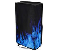 playvital Funda Antipolvo Vertical para ps5 Slim Disc Consola | Impermeable, Resistente al Polvo, Cobertura Completa, Protección contra Arañazos, Fácil de Colocar, Llma Azul