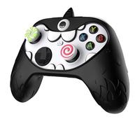 PlayVital Funda de Silicona Antideslizante para Xbox Series X & S, Cubierta Protectora con Tapas de Joystick y Pegatinas Decorativas para Xbox Core, Diseño Único de MonoEye Monster (Negro)