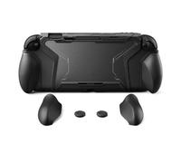playvital Funda Protectora con Agarre Intercambiable para Nintendo Switch 2 | Carcasa TPU Flexible, Compatible con Dock, Antideslizante y Antigolpes, con Tapas para Joysticks, Serie BEYOND-GRIP, Negro
