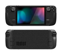 PlayVital Kit de Calcomanía Completa Protectora para Steam Deck LCD - Vinilos Skin Sticker Adhesivo, Pegatinas Personalizadas de Protección para Steam Deck OLED (Fibra de Carbono)