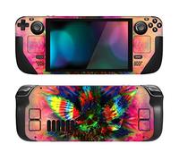 PlayVital Kit de Calcomanía Completa Protectora para Steam Deck LCD - Vinilos Skin Sticker Adhesivo, Pegatinas Personalizadas de Protección para Steam Deck OLED (Hoja de Colores Rosas)