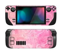 PlayVital Kit de Calcomanía Completa Protectora para Steam Deck LCD - Vinilos Skin Sticker Adhesivo, Pegatinas Personalizadas de Protección para Steam Deck OLED (Rosa Psicodélico)