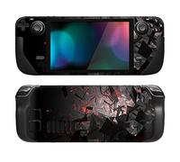 PlayVital Kit de Calcomanía Completa Protectora para Steam Deck LCD - Vinilos Skin Sticker Adhesivo, Pegatinas Personalizadas de Protección para Steam Deck OLED (Espacio Fragmentado)