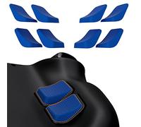PlayVital Kit de Mejora de Botones Traseros para Steam Deck & OLED - Agarre Antideslizante y Protección Mejorada, Accesorios para Steam Deck, 2 Grosores Diferentes (Azul)