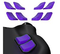 PlayVital Kit de Mejora de Botones Traseros para Steam Deck & OLED - Agarre Antideslizante y Protección Mejorada, Accesorios para Steam Deck, 2 Grosores Diferentes (Violeta)