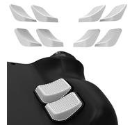 PlayVital Kit de Mejora de Botones Traseros para Steam Deck & OLED - Agarre Antideslizante y Protección Mejorada, Accesorios para Steam Deck, 2 Grosores Diferentes (Gris Frío)