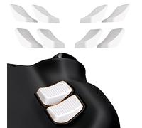 PlayVital Kit de Mejora de Botones Traseros para Steam Deck & OLED - Agarre Antideslizante y Protección Mejorada, Accesorios para Steam Deck, 2 Grosores Diferentes (Blanco)