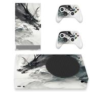 PlayVital Pegatina Completa para Xbox Series S - Vinilo Adhesivo Skin Decal Cover para Consola y Mando, Resistente a Arañazos, Fácil de Aplicar y Retirar, Diseño Personalizado (Dragón Ink Spirit)