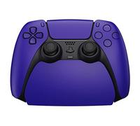 PlayVital Soporte de Estación para Control - Base Antideslizante con Almohadilla de Goma, Soporte para ps5 Mando, Accesorio de Escritorio para Gamepad, Diseño Estable y Duradero (Galactic Purple)
