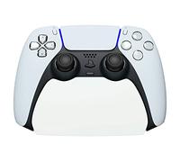 PlayVital Soporte de Estación para Control - Base Antideslizante con Almohadilla de Goma, Soporte para ps5 Mando, Accesorio de Escritorio para Gamepad, Diseño Estable y Duradero (Blanco)