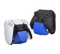 PlayVital Soporte para Mandos - Soporte de Escritorio para Gamepad para Xbox Series X/S, para ps5/4, para Nintendo Switch Pro, para Xbox Core/One, Base Estable y Antideslizante (Azul)