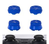 playvital Tapas de Joystick de 2 Alturas para ps5/4 Mando | Extensores de Pulgar, 2 Alturas Elevadas y 2 Alturas Medias, Diseño Cóncavo, Tapones para Thumbstick, Azul