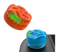 PlayVital Tapas de Joystick para Nintendo Switch 2, Thumb Grips de Silicona Antideslizantes y Suaves, Fundas para Joysticks de Joycon, Accesorios para Switch 2-4 Piezas (Azul & Naranja)