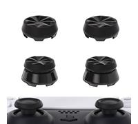 PlayVital Thumbs Pro Hurricane Pulgar Extensor para ps5 Control Tapas de Joysticks Caps Tapones Thumbstick para ps5 Mando-2 Alturas Elevadas, 2 Alturas Medias Cóncava(Negro)