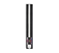 Playwell Cinturón de algodón de color con rayas blancas para artes marciales (karate, taekwondo de judo), Cinturón negro con rayas blancas, 280cm