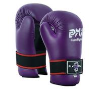 Playwell Guantes de combate de vinilo de competición, color morado, talla S