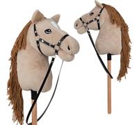 Playwood Hobby Caballo de 69 cm con cabestro, caballo de pasatiempo para montar a caballo para niños sin sonido