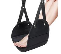 Plaza de pie de viaje de avión: hamaca de piernas ajustable con correas de soporte, reposapiés de vuelos largos portátiles | Accesorio de viaje ideal para mejorar la circulación