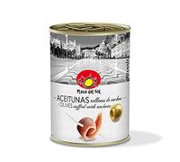 Plaza Del Sol Aceitunas rellenas de Anchoas 280 g (Paquete de 6)