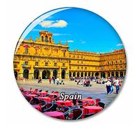Plaza Mayor de España Salamanca Imán de Nevera, imánes Decorativo, abridor de Botellas, Ciudad turística, Viaje, colección de Recuerdos, Regalo, Pegatina Fuerte para Nevera