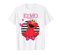 Plaza Sésamo Elmo Happy Cuddle XOXO Cute Friends Heart Love Camiseta