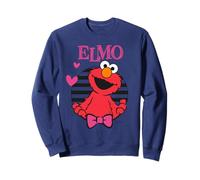 Plaza Sésamo Elmo Happy Cuddle XOXO Cute Friends Love Heart Sudadera