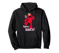 Plaza Sésamo Elmo Happy Dance XOXO Cute Friends Love Heart Sudadera con Capucha