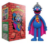 Plaza sésamo figura supersize vinyl - super grover 36 cm