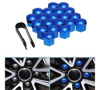 PLCGTNNP 20 Piezas Tapones Tornillos Ruedas Coche para VW Golf 7 7.5 GTE GTD GTI 2012-2020, Tapa Tornillos Tuerca Pernos de Rueda Caperuzas Tornillo Cubiertas Hexagonales Tapones Tornillos